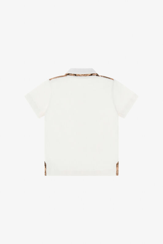 JU RC Logo Polo White TJT639-JD001