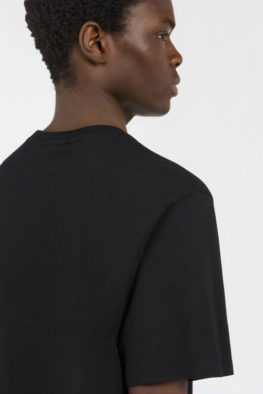 RC Black T-shirt with embroidered logo BLACK SOT60C-JD001