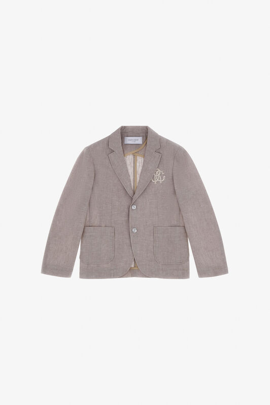 JU Blazer with Monogram RC Light brown SJT40A-LC001