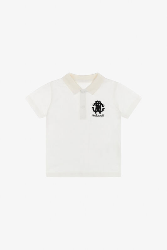 JU RC Logo Polo White SJT654-KB002