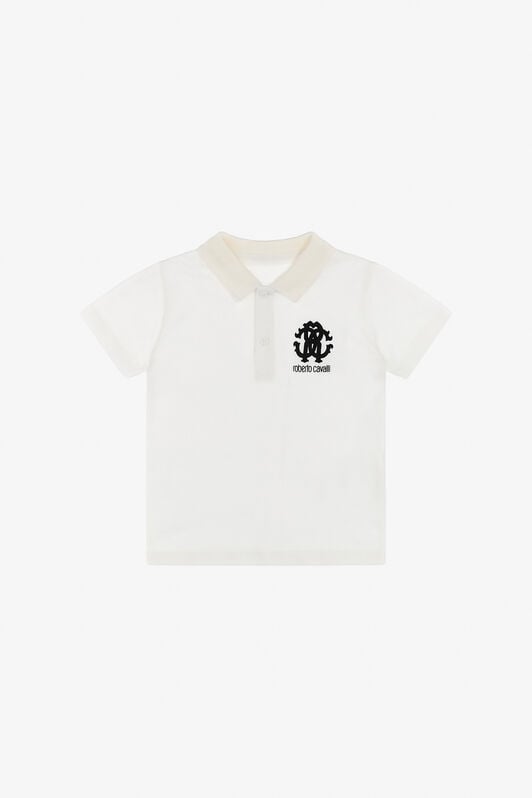 JU RC Logo Polo JU RC Logo Polo White SJT654-KB002