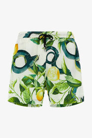 ${brand} Swim shorts with Lemon print ${colorDescription} ${masterID}