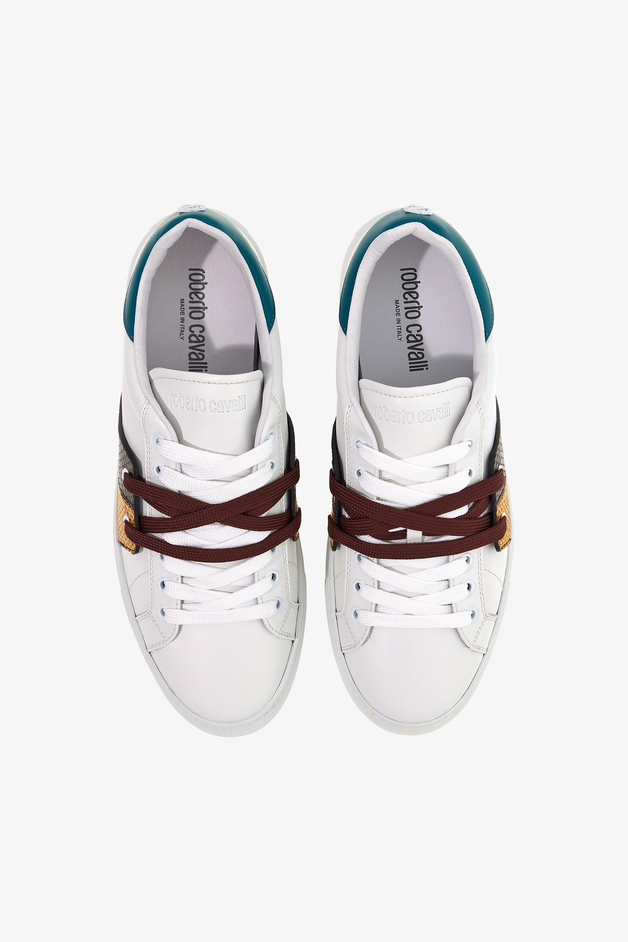 RC Sneakers with Central Stripe Orange SRS036-PZB01
