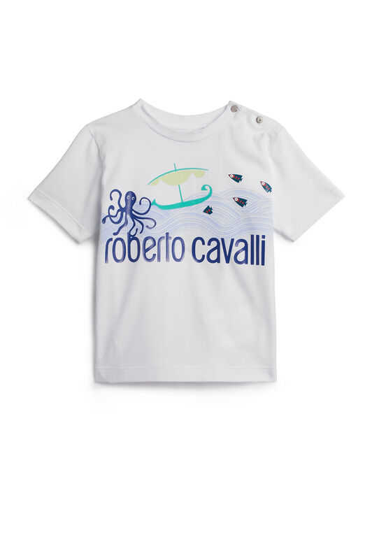 JU White Odyssea print T-shirt JU White Odyssea print T-shirt WHITE IJT676-JV025