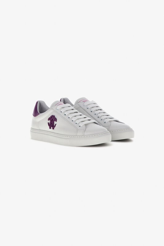 RC Sneakers with Monogram Mirror Snake RC Sneakers with Monogram Mirror Snake White/Purple RKS038-PZA90