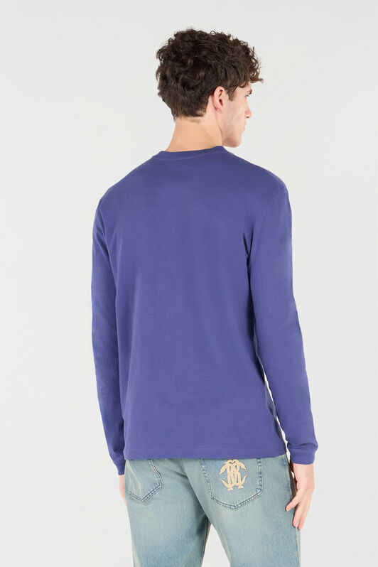 RC T-Shirt Mit Langen Ärmeln Und Monogramm RC Navy POT61A-JD060