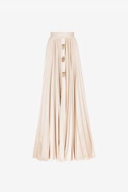 RC Jupe longue plissée ornementée Ivoire QWT309-RD034