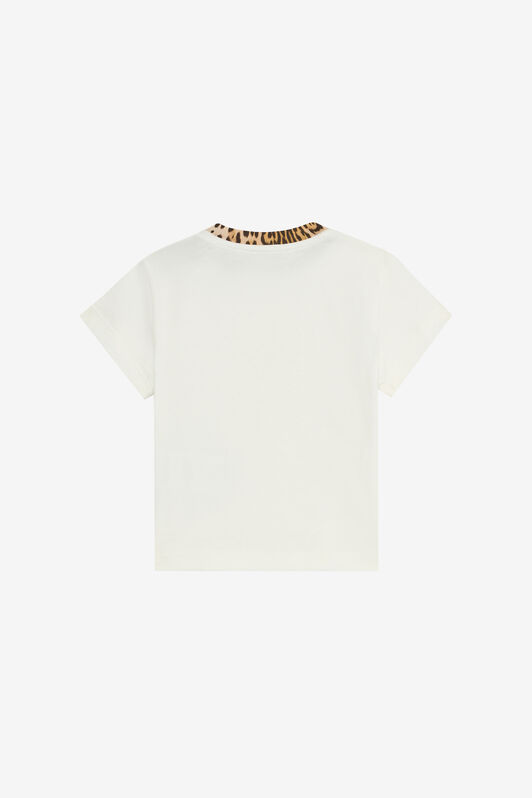 JU Milk White T-Shirt with RC Monogram MILKY WHITE VJT607-JD001