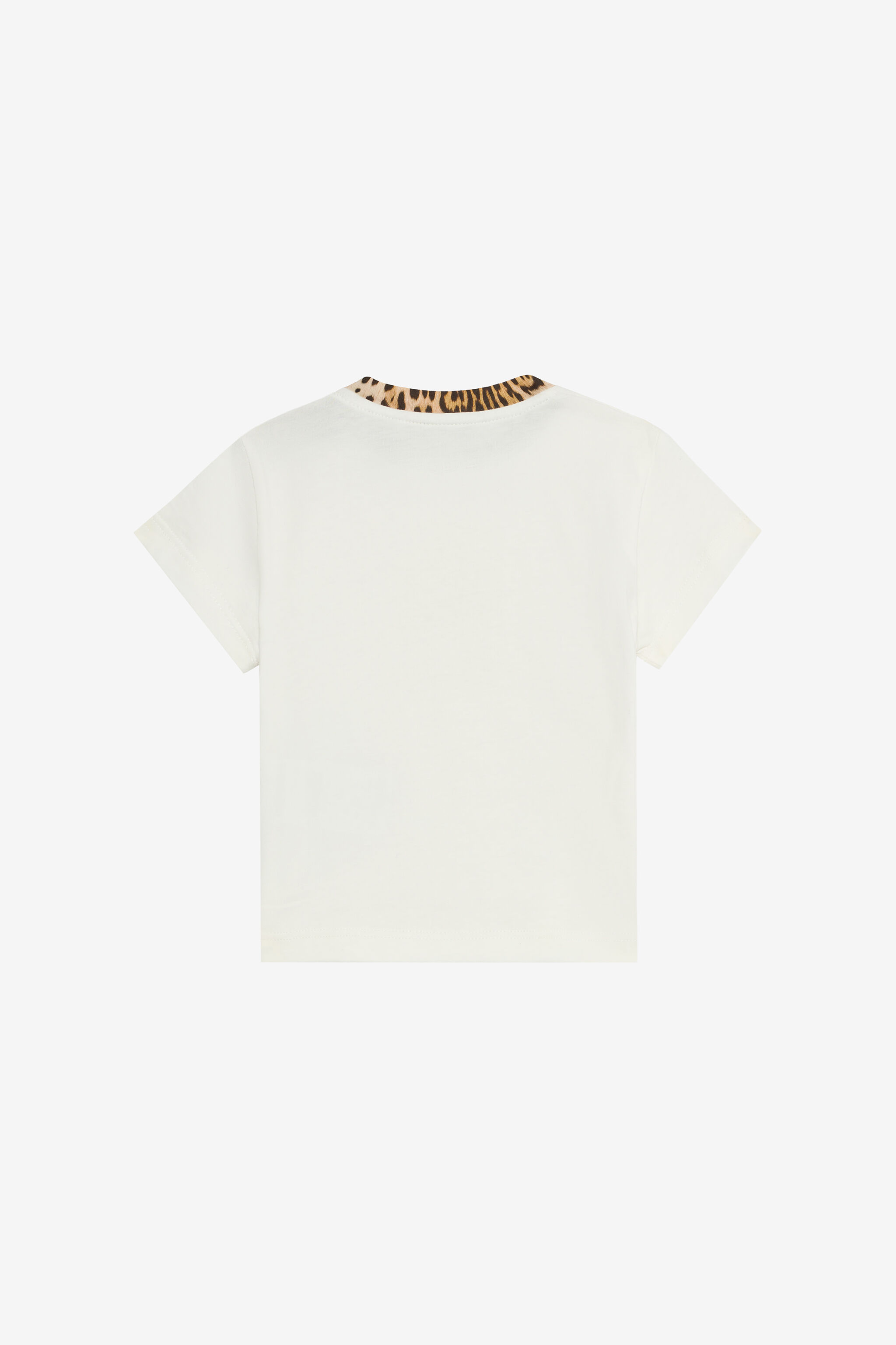 JU Milk White T-Shirt with RC Monogram MILKY WHITE VJT607-JD001