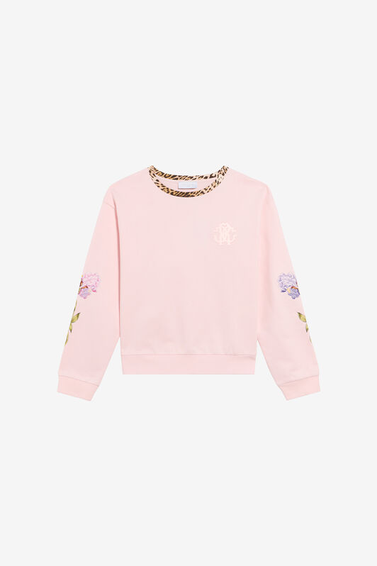 JU Pink Cotton Sweatshirt BABY PINK TJT69R-CF050