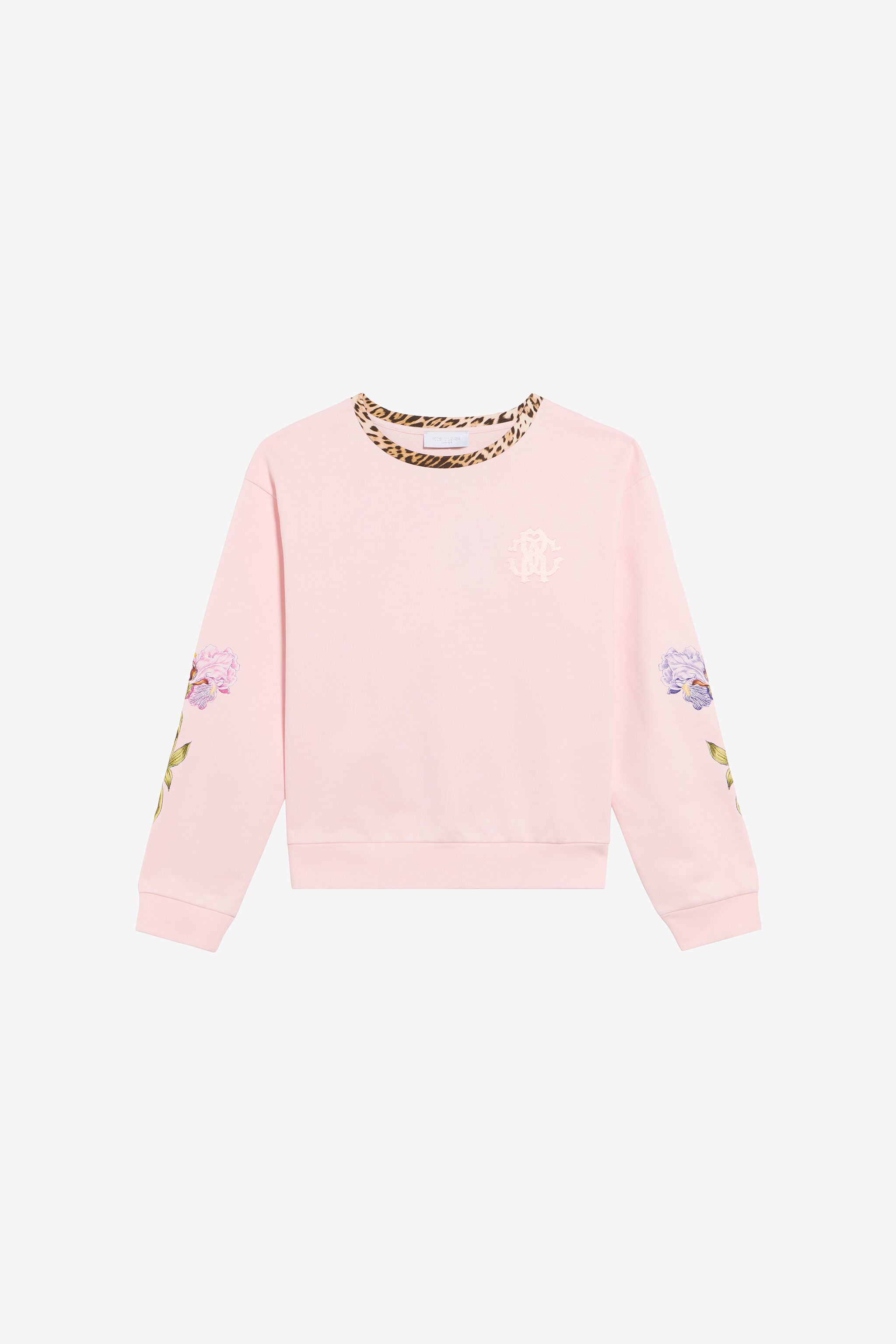 JU Pink Cotton Sweatshirt BABY PINK TJT69R-CF050