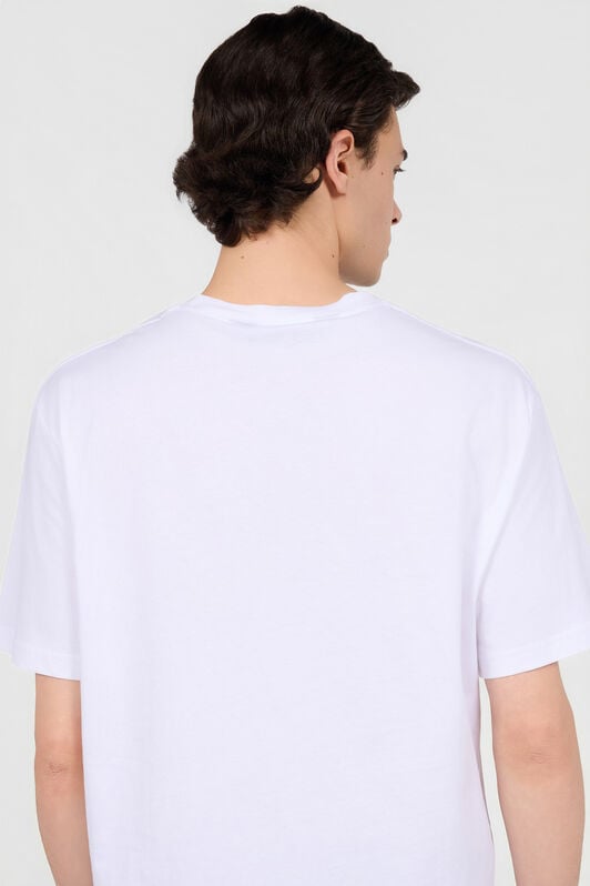 JC White T-Shirt with Logo WHITE Q61255-Q0158
