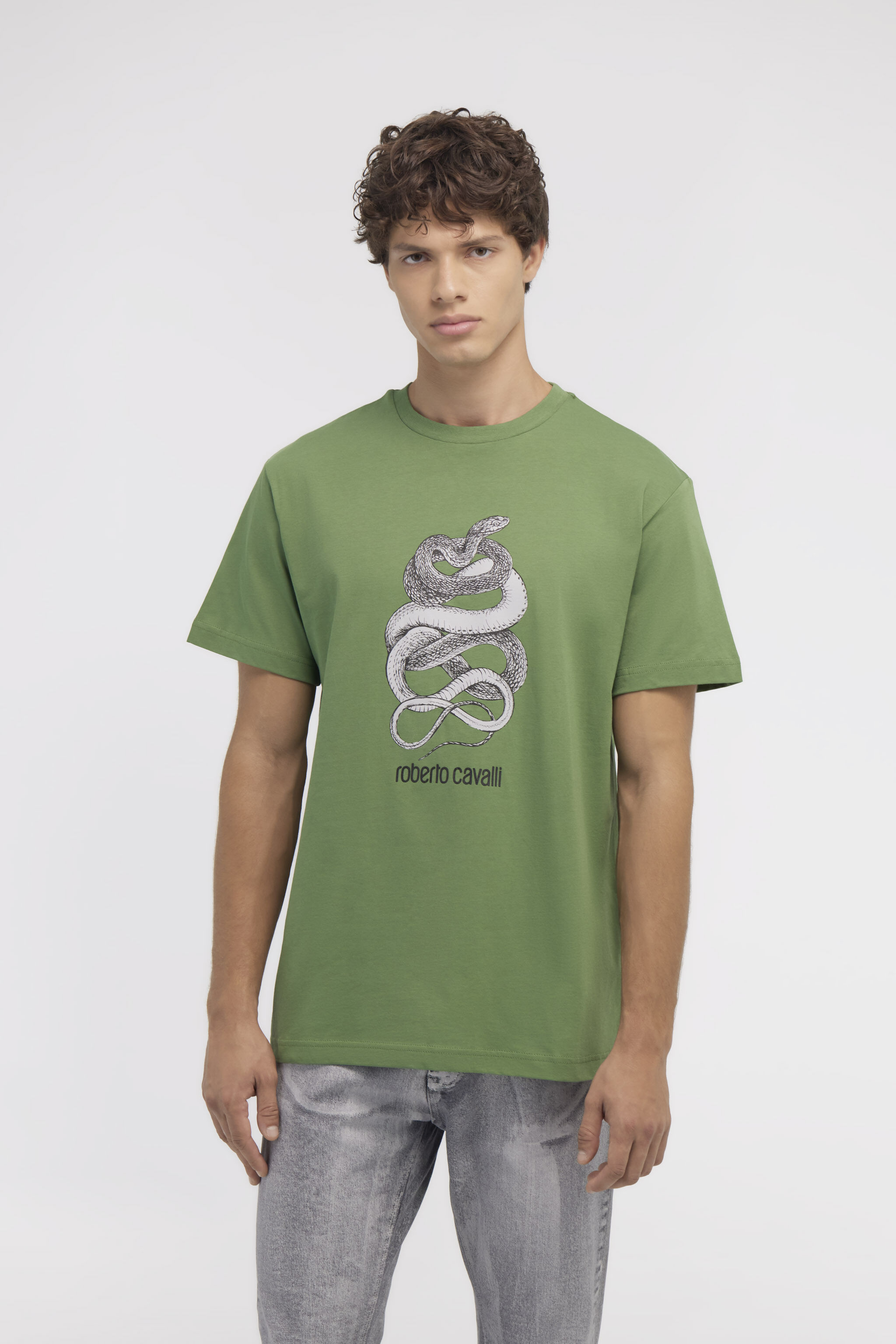 RC T-shirt with Snake print Green NOT60S-JD060