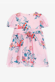 ${brand} Floral And Jaguar-Print Silk Dress ${colorDescription} ${masterID}
