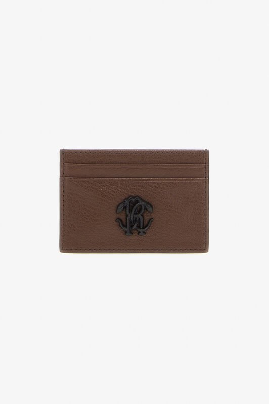 RC Cardholder with Monogram RC Dunkelbraun SRA003-PZ099