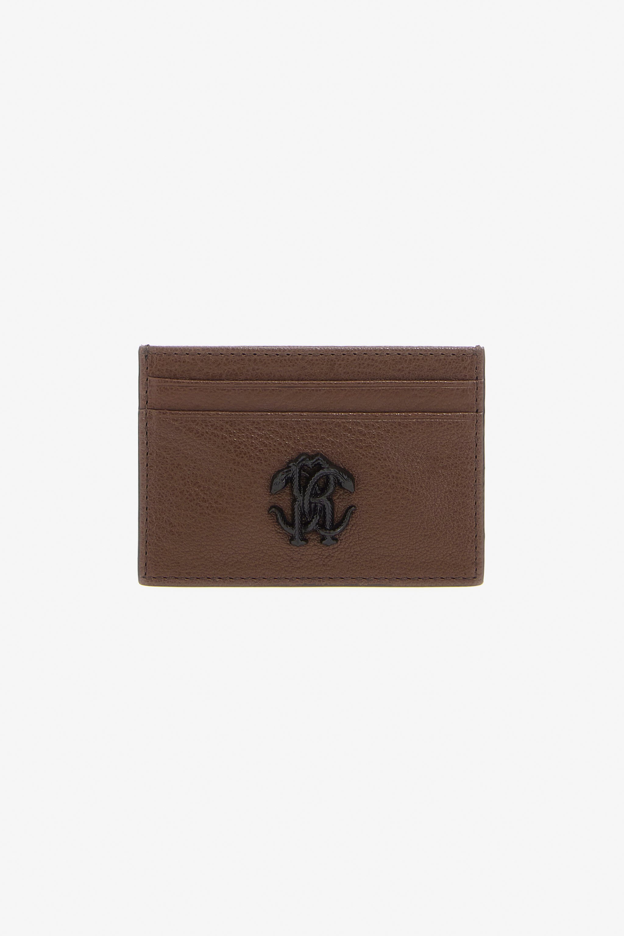 RC Cardholder with Monogram RC Dunkelbraun SRA003-PZ099