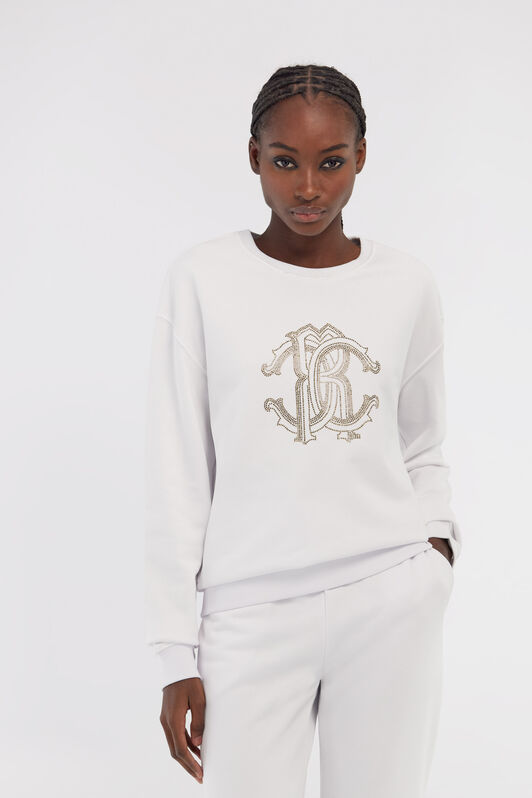 RC Sweatshirt with Monogram RC White NOT67A-CF052