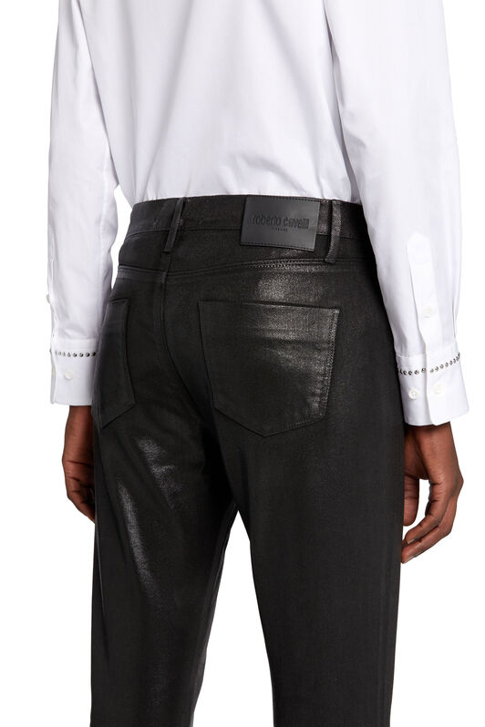 RC Coated Skinny Jeans BLACK JQJ232-DN002