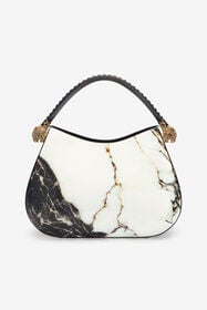 RC Marble-print Roar Bag White TKB022-FN079