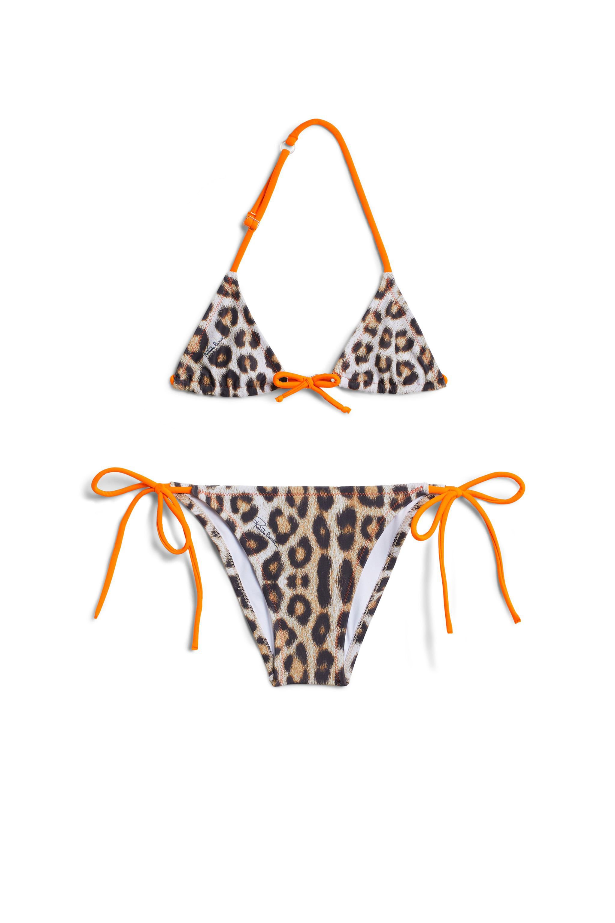 JU Bikini triangle motif Natural Jaguar BEIGE/MILKY/BLACK IJW004-HVQ64