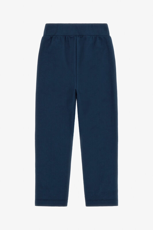 JU Cotton Sweatpants With RC Monogram Blue TJT22H-CF050