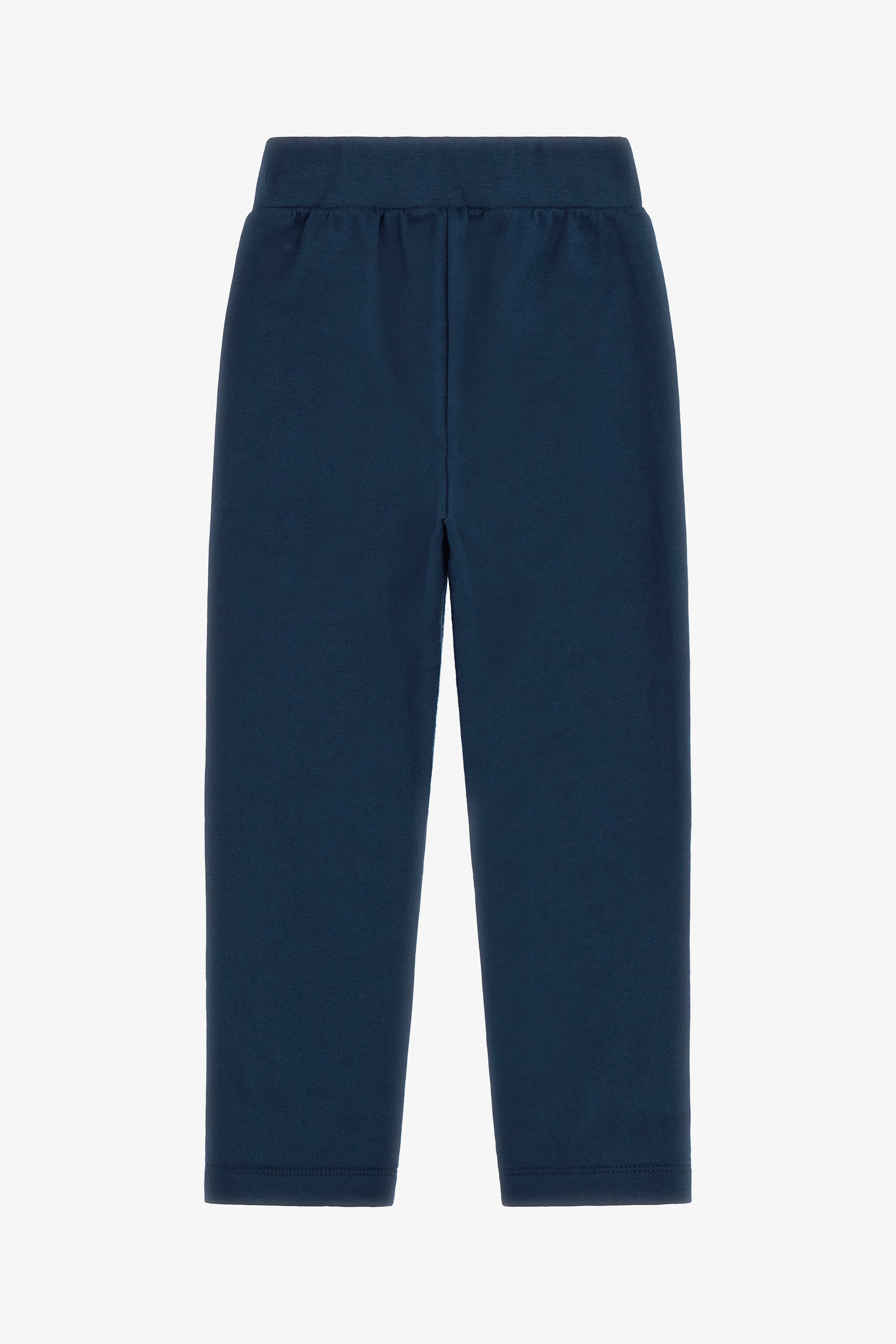 JU Cotton Sweatpants With RC Monogram Blue TJT22H-CF050