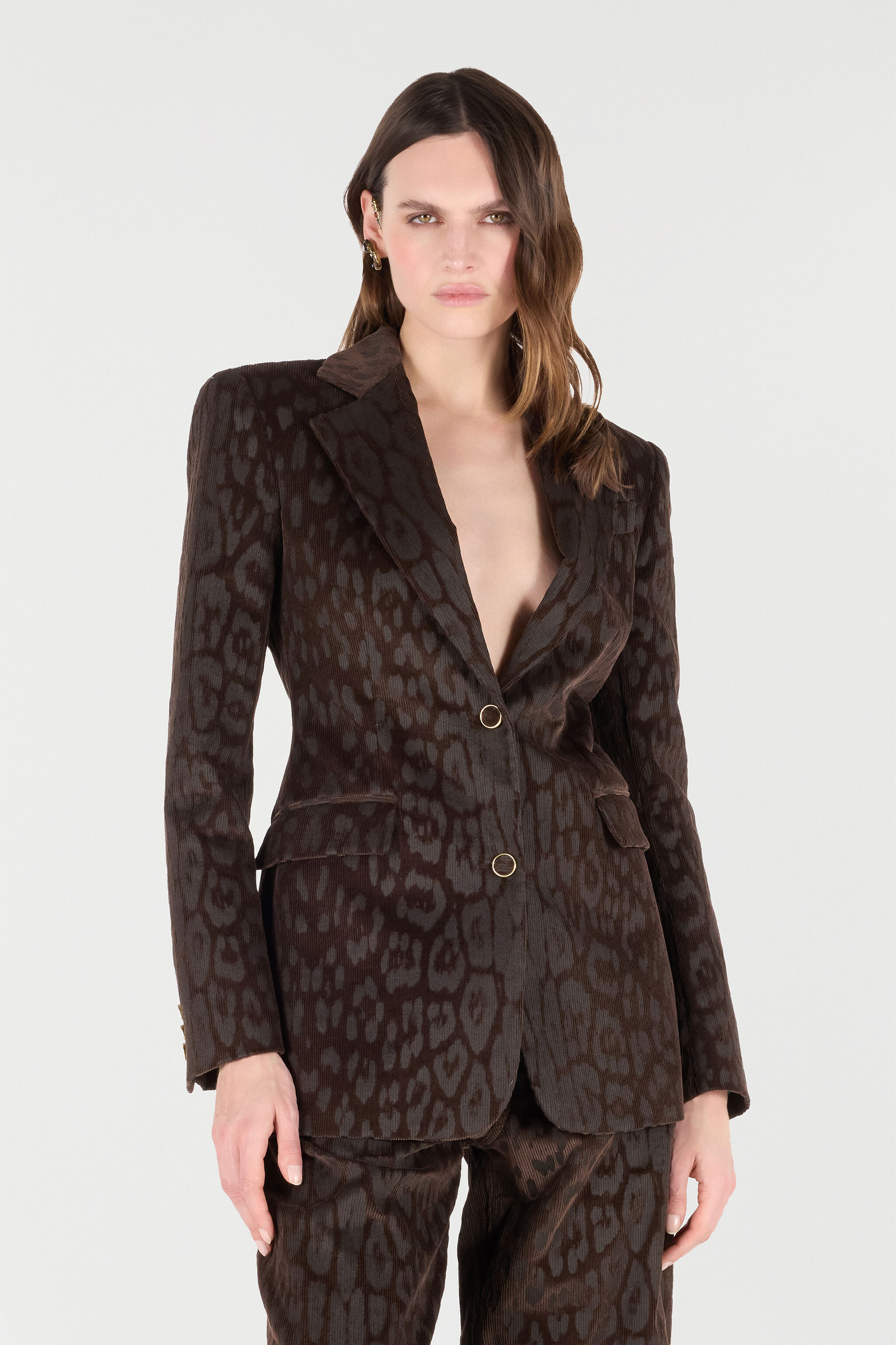 RC Corduroy Jacket in Jaguar Skin Brown VKT405-VL076