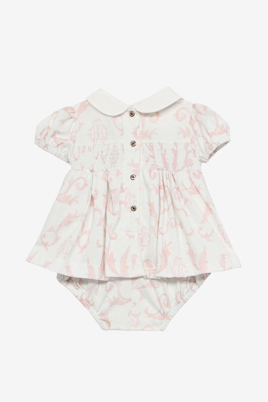JU Ensemble Body Et Bandeau Imprimés Rose UJT813-JFO36