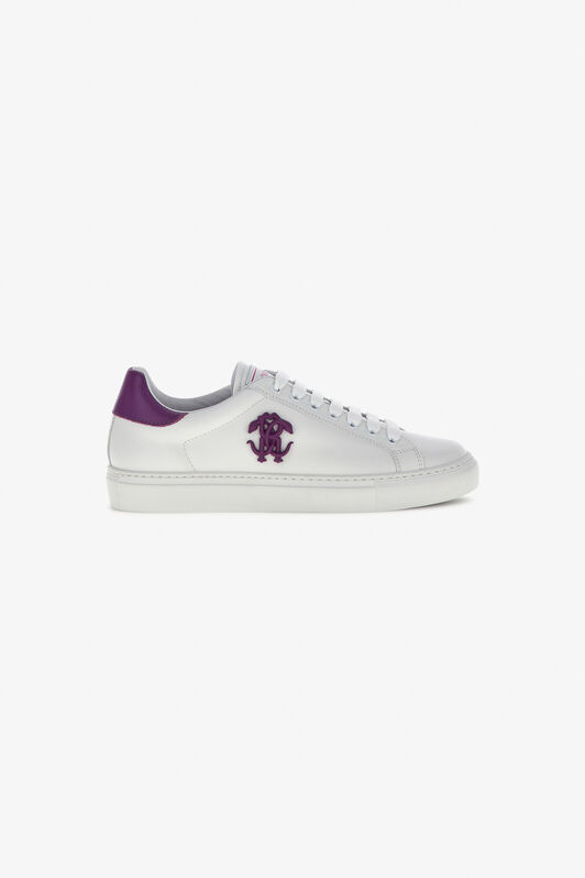 RC Sneakers with Monogram Mirror Snake RC Sneakers with Monogram Mirror Snake White/Purple RKS038-PZA90