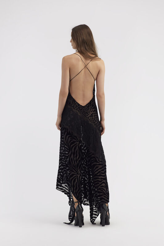 RC Lace slip dress Black RWT150-VL038