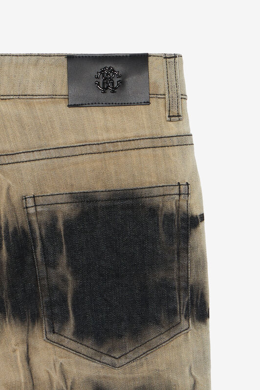 JU Hose Mit Kontrastierendem Print Braun UJJ20A-DSJ01