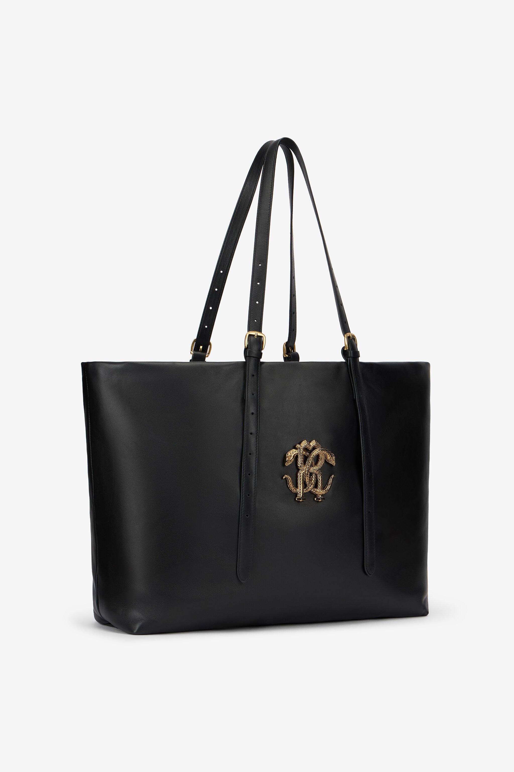 RC Borsa in Pelle con Logo BLACK WKB001-PZ078