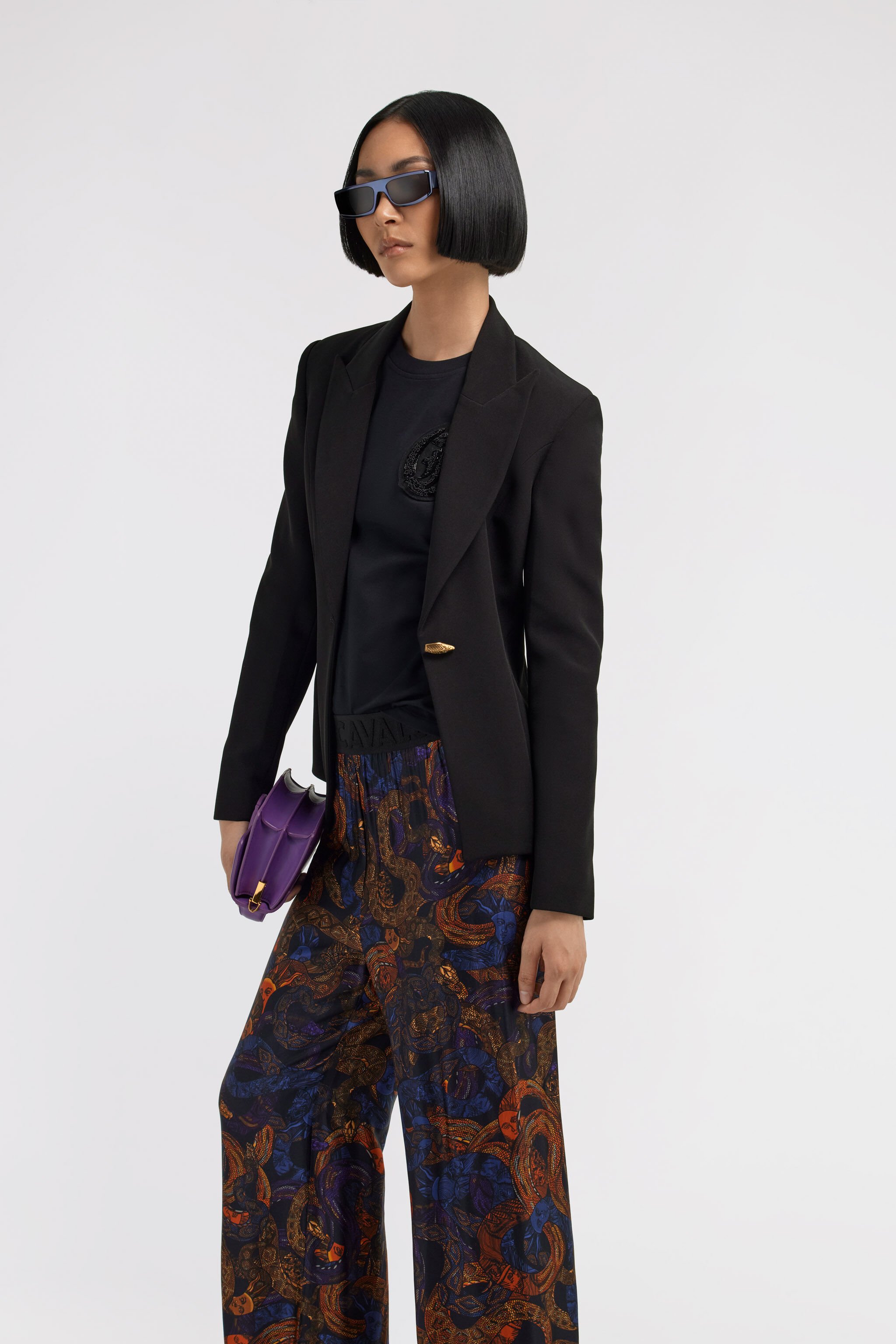 JC Just Cavalli Blazer Black TFT149-TF216