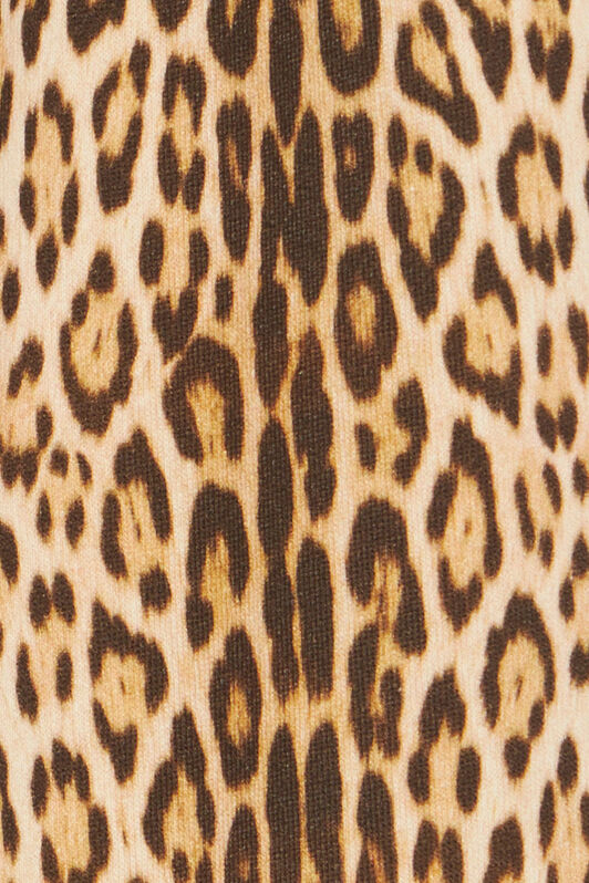 JU Sport Pants With Jaguar Skin Print Light Brown UJT23L-5OO52