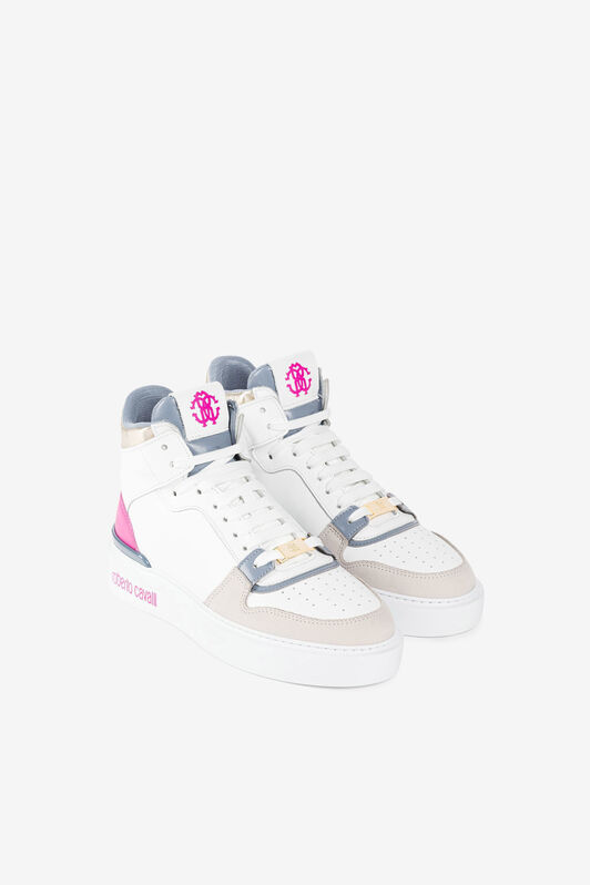 RC RC Monogram Hi-Top Sneakers White JSS01E-PZ085