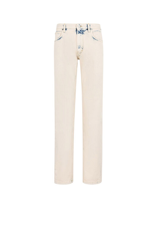 RC Mirror Snake Slim-Fit Jeans Ivory LNJ240-VT011