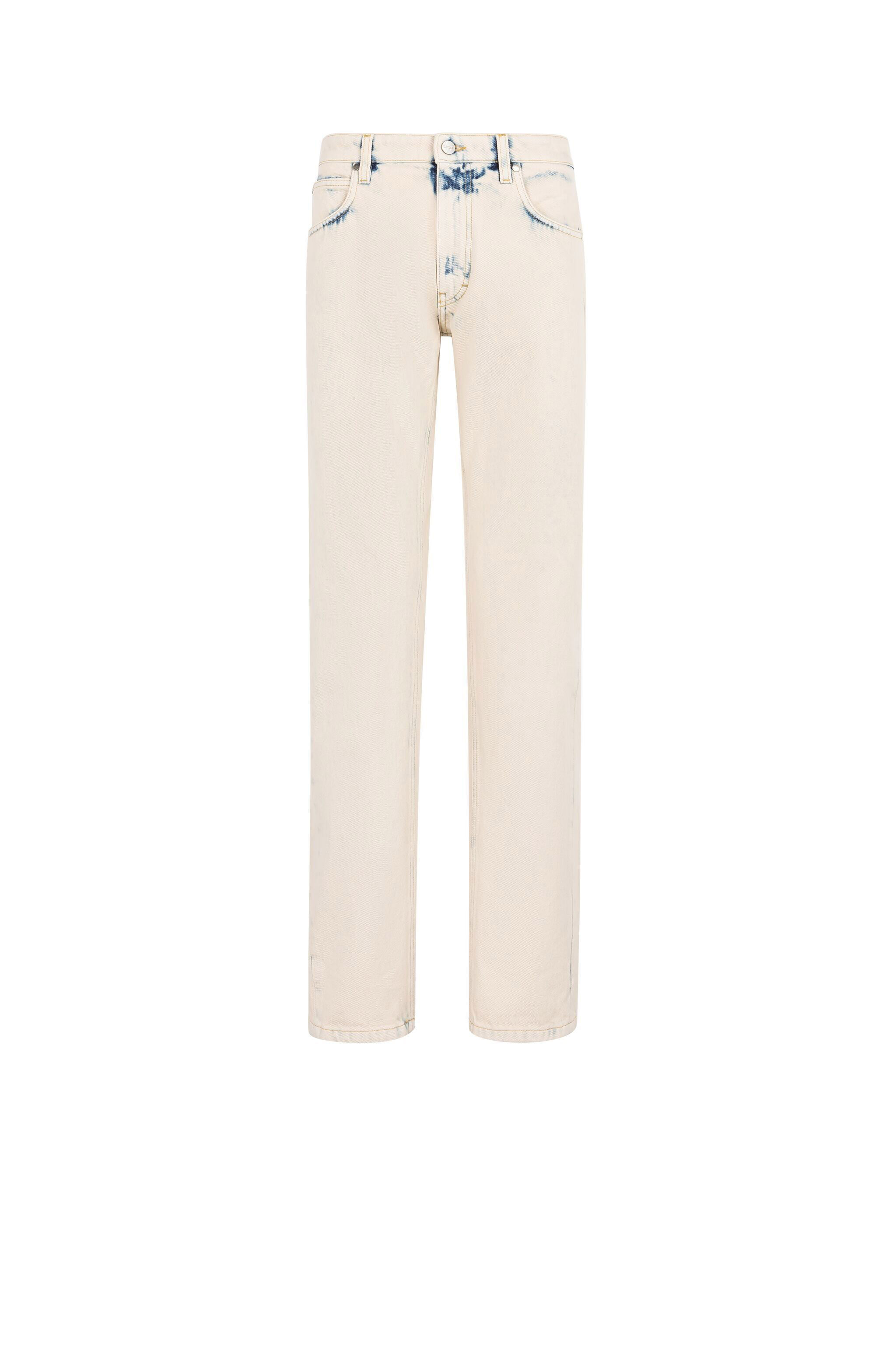 RC Mirror Snake Slim-Fit Jeans Ivory LNJ240-VT011