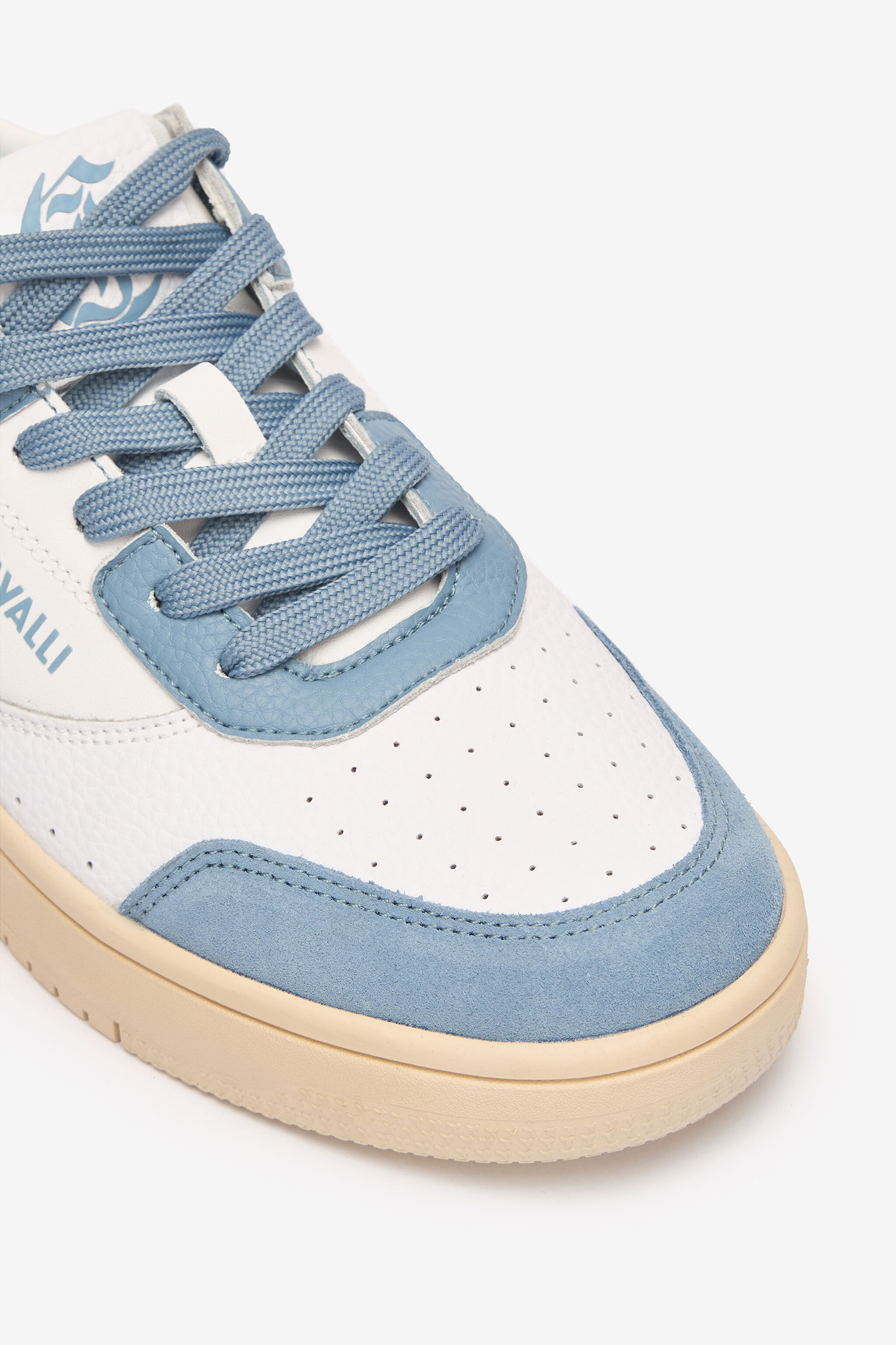 JC Sneakers With Contrasting Inserts White/Blue UFS023-UF298