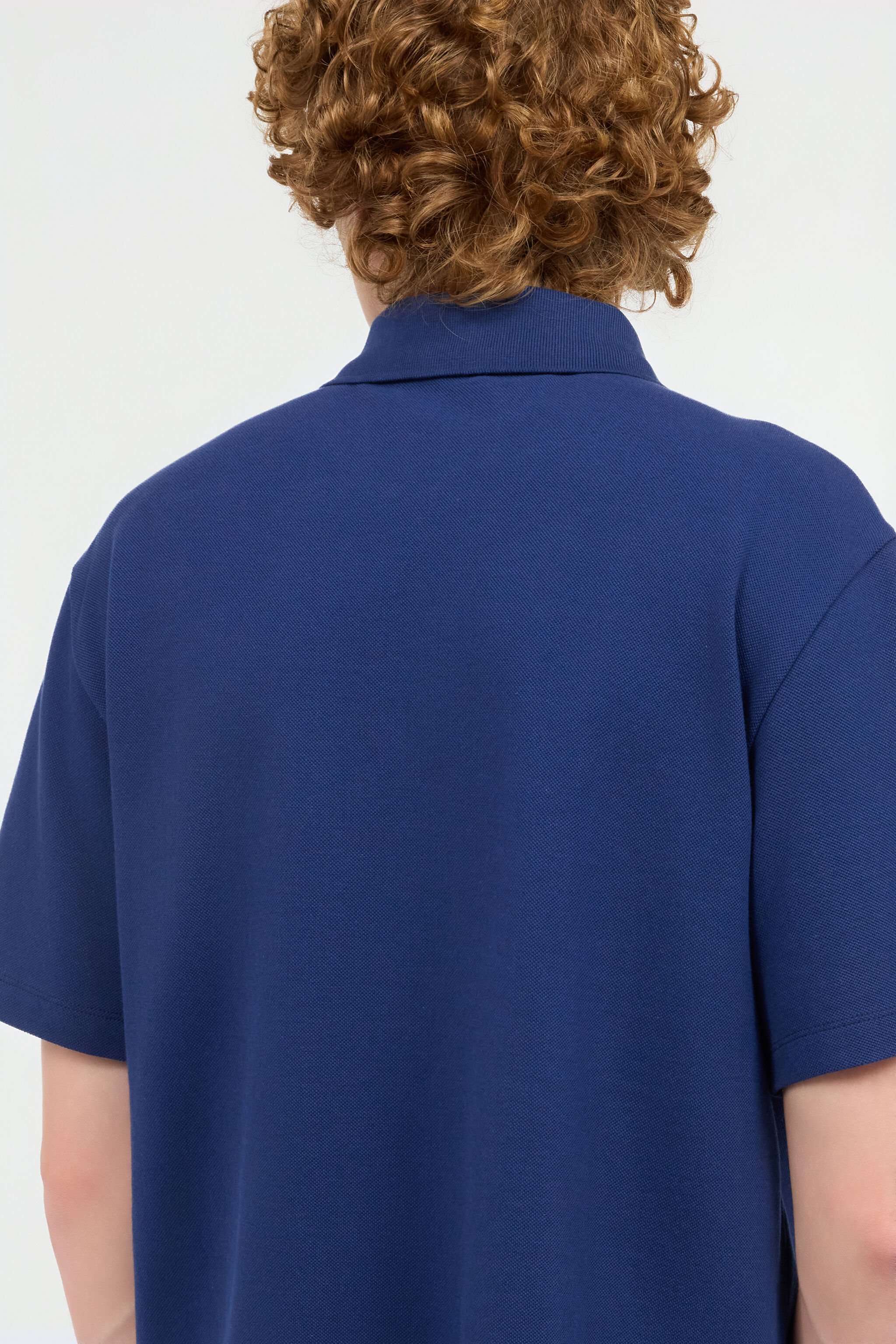 JC Polo Con Monograma JC Bordado Azul oscuro UFT020-UF040