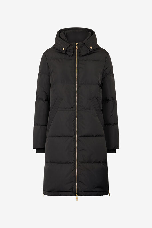 RC Lange Daunenjacke Mit Reißverschluss Schwarz OOT40M-SBO03