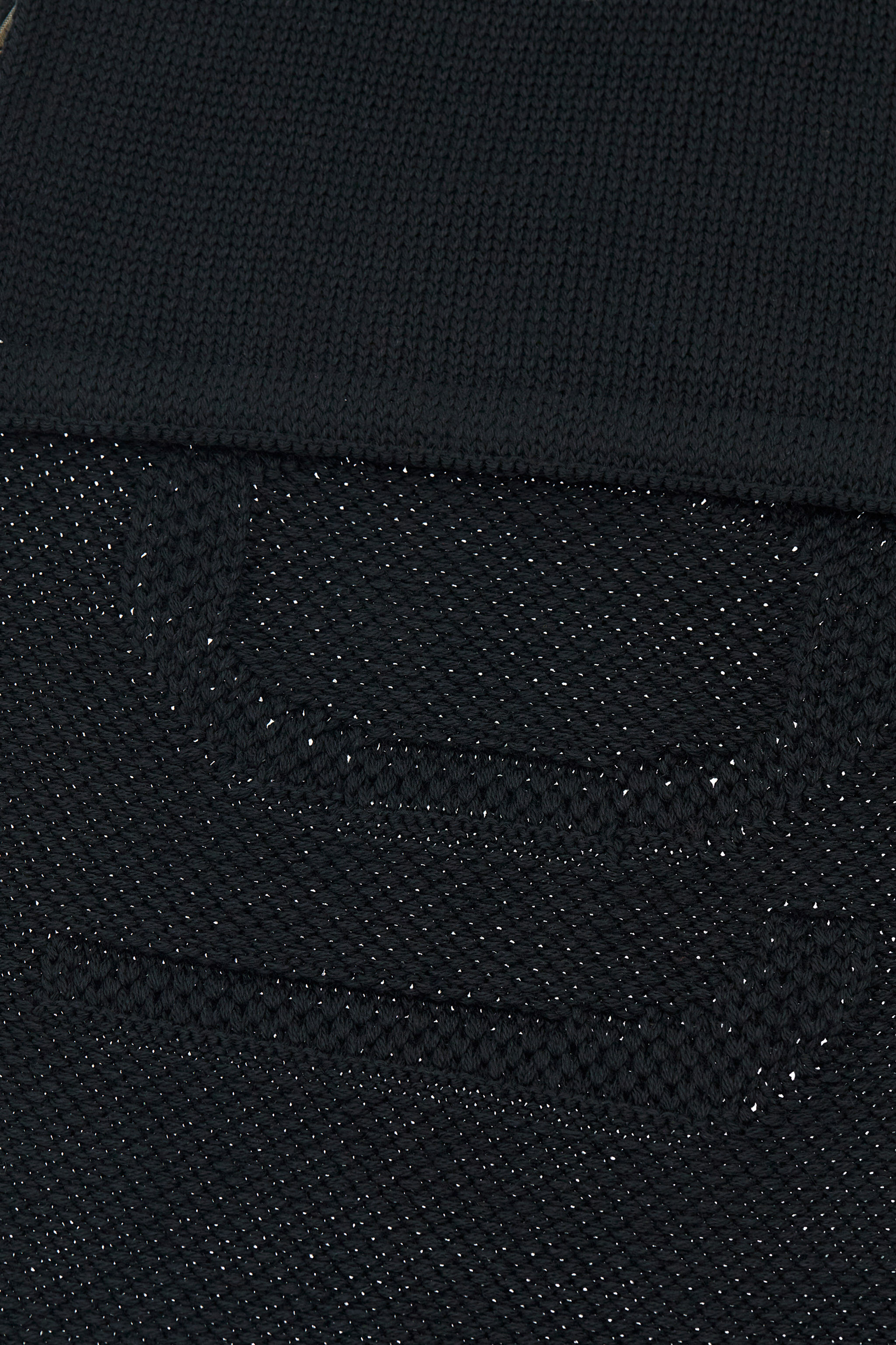 RC Wool Blend Scarf with Logo Workmanship BLACK TALR40-IR057