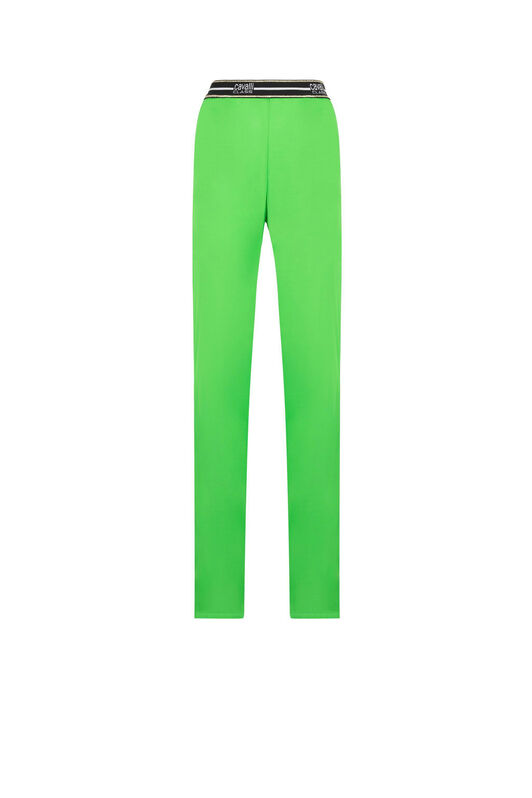 CL Logo-Jacquard Trousers VERDE ERBA GXLWAD-IWAZO