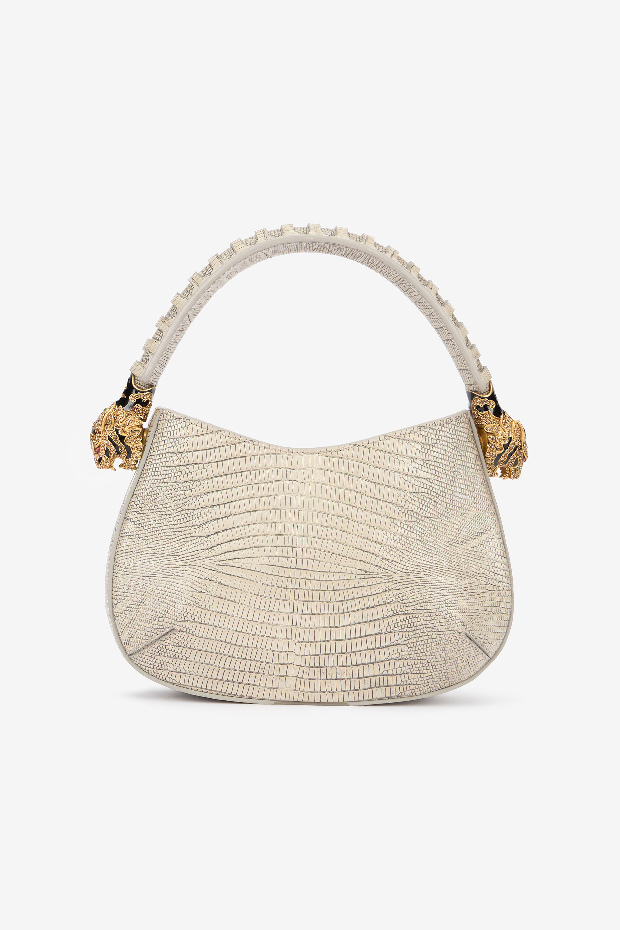 RC Ivory Roar Bag with Jewel Tigers Ivoire TWB002-PZ119