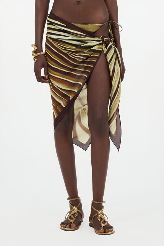 RC Silk Pareo with Ray Of Gold print RC Silk Pareo with Ray Of Gold print SAHARA WWI005-SQS34