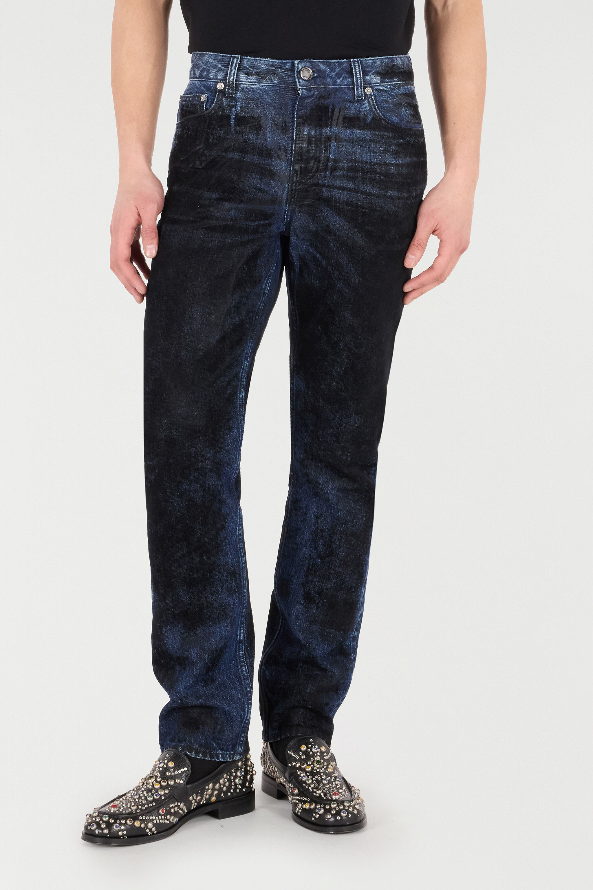 RC Jeans with Contrasting Fading Dark blue VRJ200-VT033