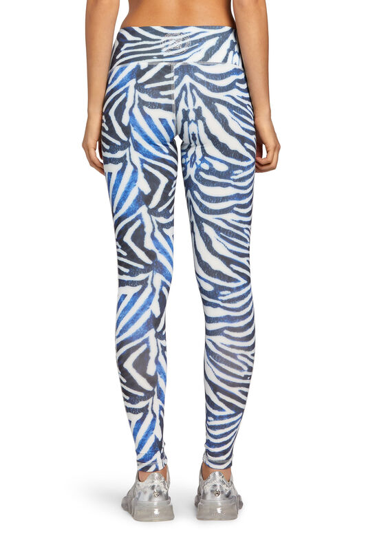 UG Leggings con stampa Sea Zebra BLACK/WHITE/BLUE MYY07P-2EA57