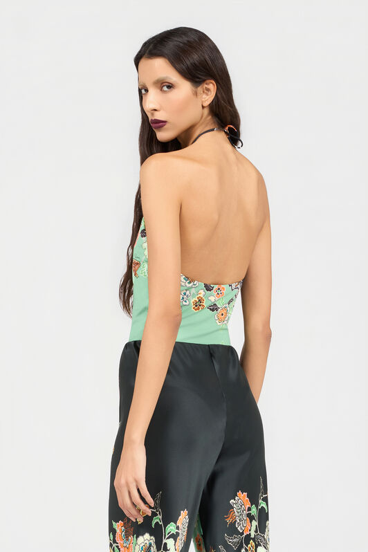 RC Top mit Kimono-Print GREEN/BLACK XQT620-LNT25