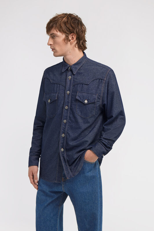 RC Camicia di Jeans Blu scuro TRJ728-DL004