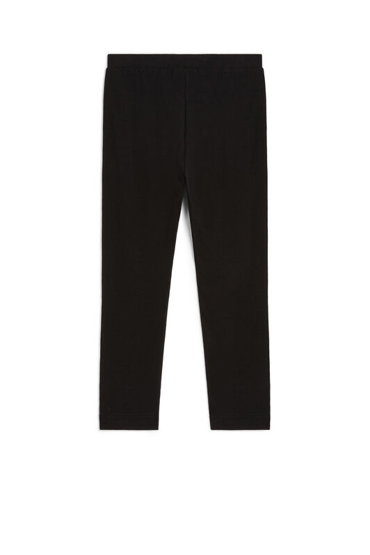 JU Leggings mit Golden Icon Print WHITE/BLACK/GOLD LJT210-JMZ20