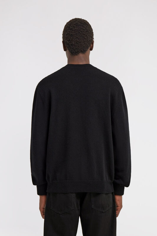 RC Embroidered Logo Sweater Black TRM607-MQ001